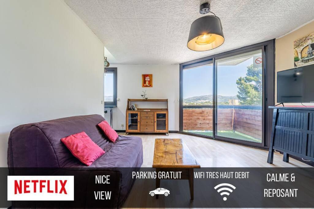 Park & Suites -Wifi-Netflix-Vue Marseille Extérieur photo